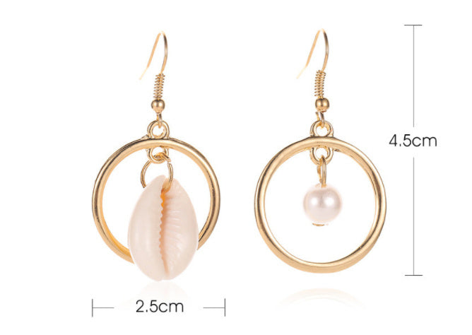 Ocean Vibe Conch Earrings