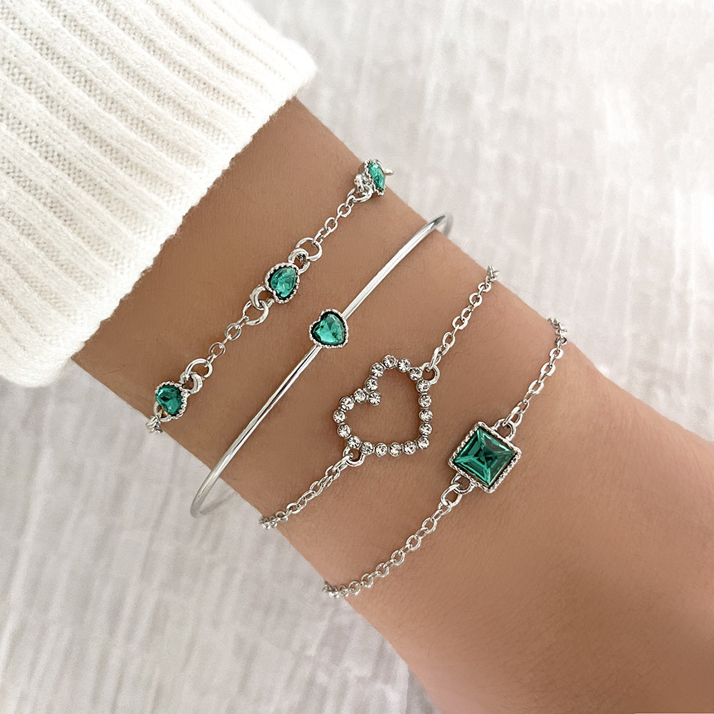 GemGlow Faux Stones Bracelets