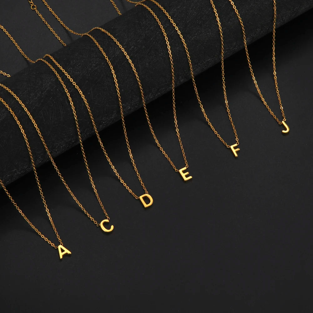 Personal Letter Necklace