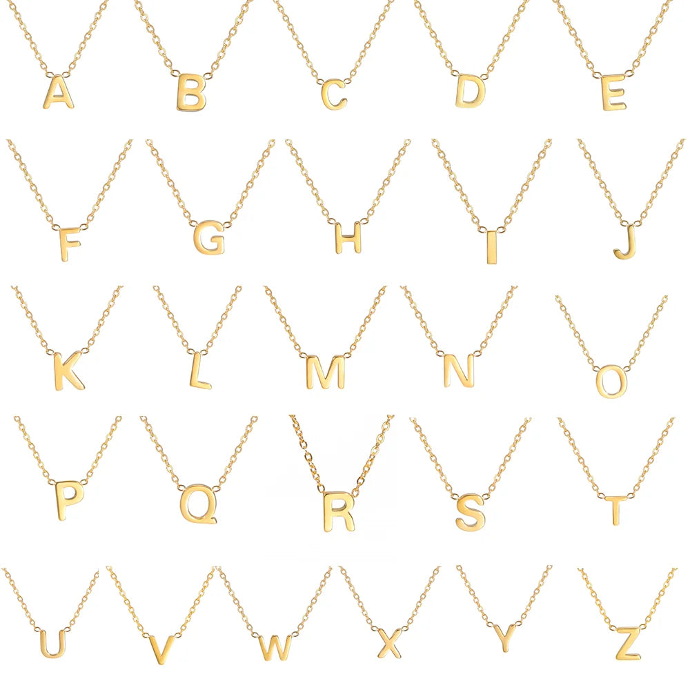 Personal Letter Necklace