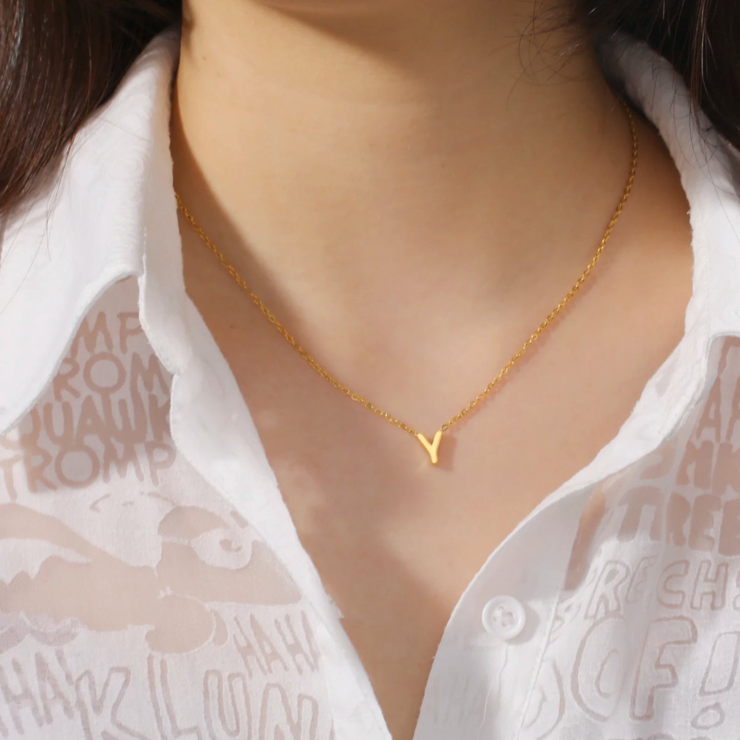 Personal Letter Necklace