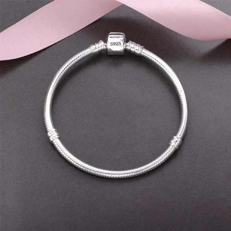 Handmade Snake Bone Silver Bracelet
