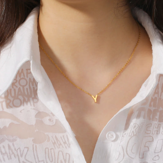 Personal Letter Necklace